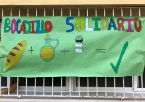 La comunidad educativa de Valencia también se solidariza con quienes sufren hambre.