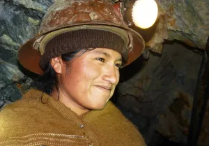 Mujeres mineras en Japo, Bolivia