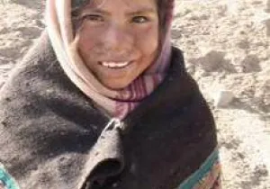 Una niña campesina de Bolivia