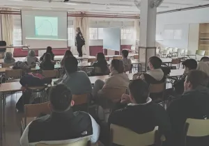 Charla en el Instituto de Burjassot. 