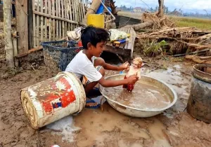 Daños ocasionados por el tifón Rolly en Filipinas. Foto: BCDI/Manos Unidas