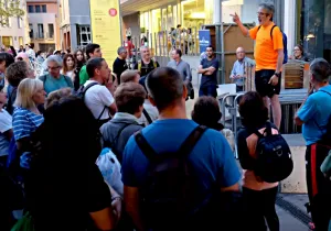 Inicio de la Caminata Nocturna Solidaria de 2016