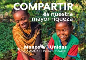 Cartel de la campaña 2025 de Manos Unidas