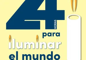 Cartel 24 horas para iluminar el mundo 2025