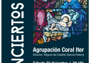 Cartel del Concierto de Navidad 2023 de Manos Unidas Madrid