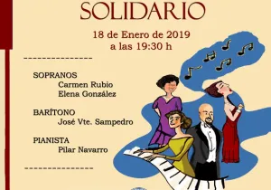 Concierto Lírico Solidario organizado por Manos Unidas Sagunto.