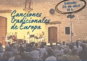 Cartel del concierto en La Hiruela (Madrid) a beneficio de Manos Unidas