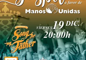 Cartel del concierto de Song for my Father a beneficio de Manos Unidas 2025