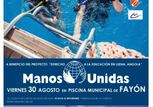 Cartel Bautismo Buceo Solidario FAYON