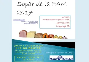 Cena Solidaria en Figuerola del Camp