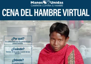 Cena del Hambre Virtual de Manos Unidas Valencia