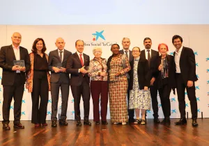 Acto de entrega de premios 60 aniversario de Manos Unidas