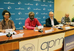 Mesa redonda: Hambre, violencia y cambio climático: el caso de Haití. Foto: Javier Mármol