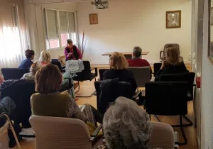 Charla de Pilar Gonzalez sobre el Congreso de Laicos 2020 en Manos Unidas Madrid