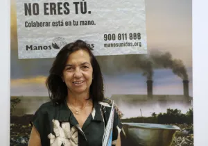 Clara Pardo Cartel campaña 61. Foto: Manos Unidas/Irene Hernández-San Juan