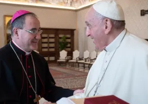 Manos Unidas ONG - Saludo del Papa a Monseñor Santos Montoya