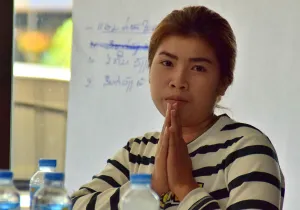 Formación de mujeres contra la trata en Champassak (Laos). Foto de Manos Unidas