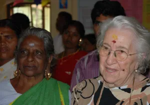 Caridad Rosa en la India. Foto Mª Eugenia Diaz/Manos Unidas 
