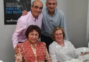 Pedro Fernández, Pedro Luengo, Pepita Blasco y Trinidad Grau. 