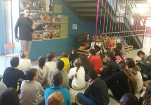 Exposición en escuela Voramar de Salou