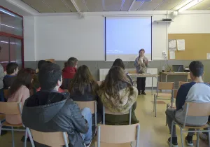Charla en Instituto Joan Amigó de l'Espluga de Francolí