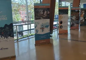 Exposición "Construir la Paz" de Manos Unidas Madrid en el Centro Cultural Pablo Iglesias de Alcobendas
