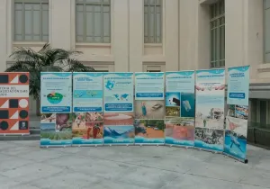 Exposición de Manos Unidas en el palacio de Cibeles de Madrid
