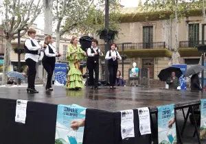 Fiesta de la parroquia de Sant Joan de Horta a favor de Mans Unides