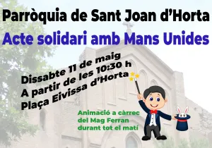 Fiesta de la Parroquia Sant Joan de Horta a favor de Manos Unidas