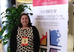Laura Menéndez en la Conferencia Internacional "Salvar nuestra casa común y el futuro de la vida en la Tierra"