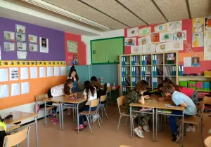Realizamos un taller en el colegio Collserola
