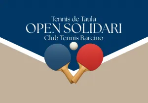 I Open Solidario de Tenis de Mesa en el Club Tennis Barcino