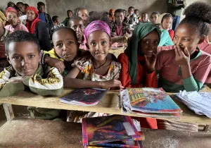 La educación se abre paso en la castigada región etíope de Tigray. Fotografía: Marta Carreño