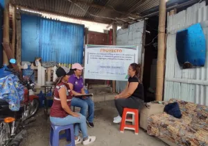 El Ayuntamiento de Madrid subvenciona un proyecto de Manos Unidas contra la violencia de género en Ecuador. Fotografía: Corporación Sol Justicia de Ecuador.