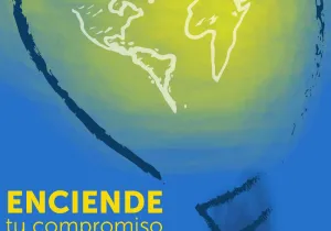 Enciende tu compromiso. Cartel de la V edición de las "24 horas"
