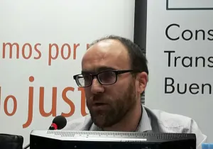 Guillermo González de la Torre durante su intervención en la Jornada de Transparencia del 8 de noviembre.