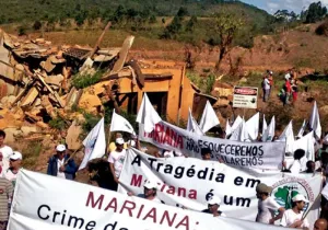 Los afectados por el vertido de Mariana (Brasil) reclaman justicia.