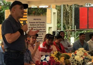 Foto Maquita - Inauguración del centro de acopio y vivero de cacao en la comunidad de El Retén