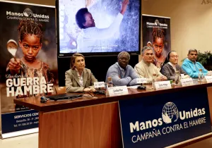 Manos Unidas advierte: no habrá paz en el mundo mientras persistan el hambre y la pobreza. Fotografía: Javier Mármol