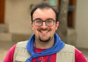 Adrián González, el delegado más joven de Manos Unidas