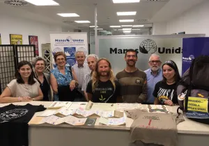 Manos Unidas Valencia recibe a Rubén Arnal, joven solidario