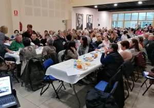 Cena del Hambre en  Manos Unidas Valencia celebrada en la localidad de Sollana. 
