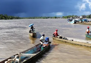Río Atrato en el Chocó. Colombia. Foto: Manos Unidas/María José Pérez
