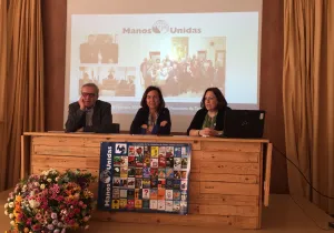 Presidenta Nacional, Secretario General y Presidenta-Delegada de la Delegación Diocesana de Terrassa