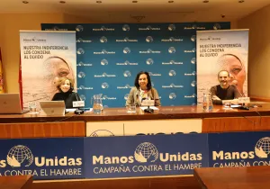 Rueda de prensa de presentación de la Campaña 2022. Foto: Manos Unidas/Javier Mármol