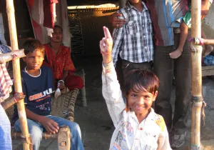 Rescate y rehabilitación de niños trabajadores de la estación de tren de Varanasi