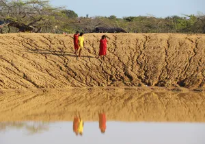Indígenas wayuú en La Guajira (Colombia). Foto:Manos Unidas ONG / Maria José  Pérez