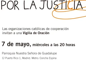 Vigilia de oración "Enlázate por la Justicia"