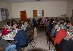 Participants al sopar de la fam a Magraners