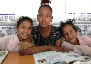 Niñas en escuela Marruecos